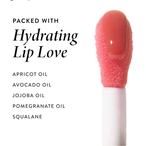 NEW Laura Gellar Fine Shine Glossy Lip Oil Mauve Along - Picture 4 of 5